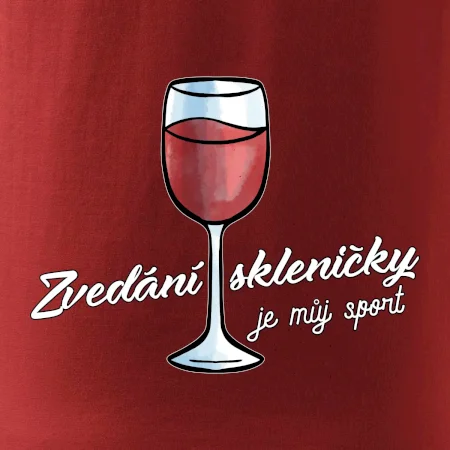 Zdvíhanie pohára je môj šport