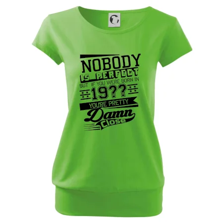 Nobody is perfect - Vlastný ročník