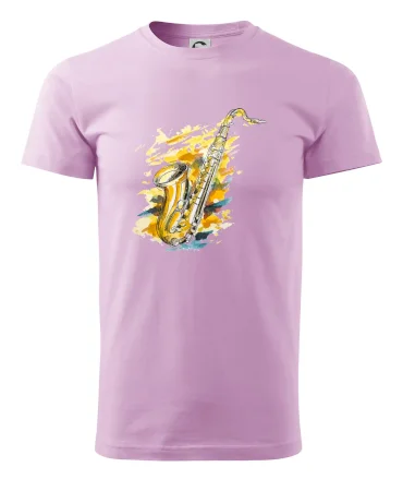 Saxofón maľovaný