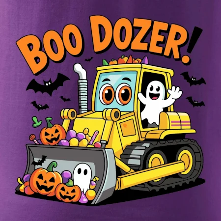 Halloweensky boo dozér