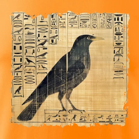 Egyptské hieroglyfy vták