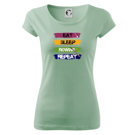 Eat sleep rowing repeat farebné