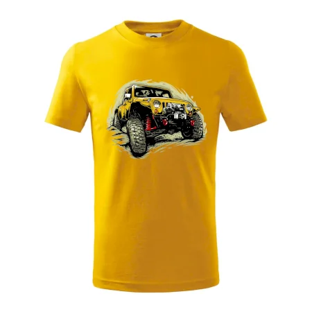 Žltý offroad s navijakom
