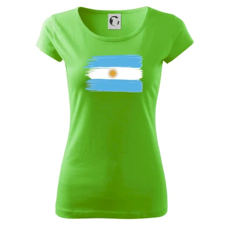 Argentína vlajka kreslená štetkou