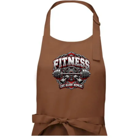 Fitness činka a závažia eat sleep repeat