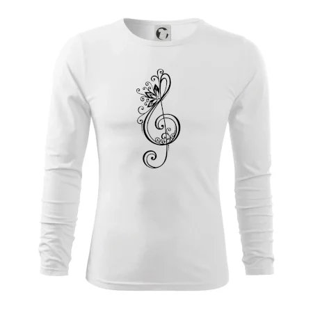 Husľový kľúč kvety