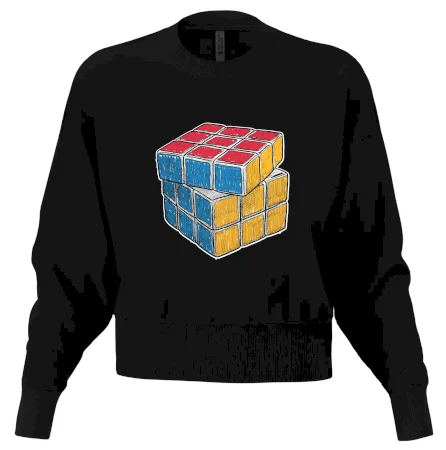 Rubikova kocka kreslená