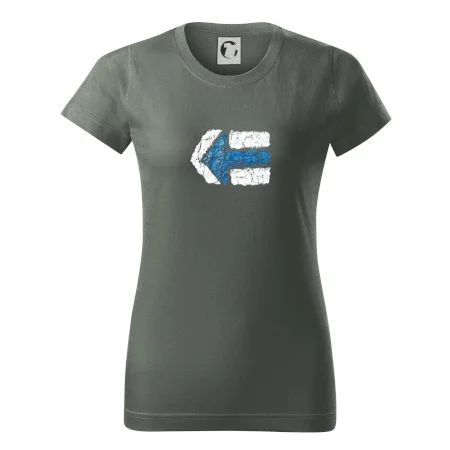Párová turistická značka modrá