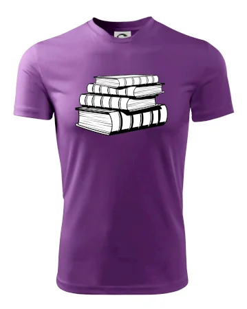 Knihy čiernobiele na sebe