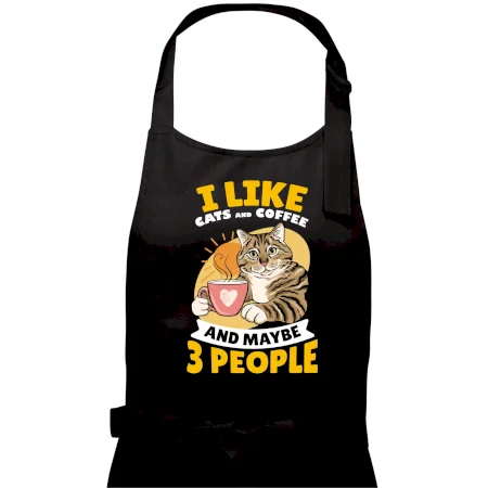 I like cats and coffee and maybe 3 people