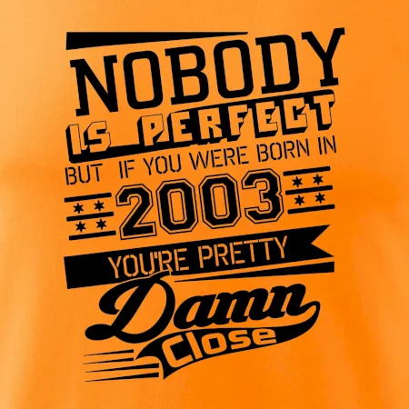 Nobody is perfect - 2003
