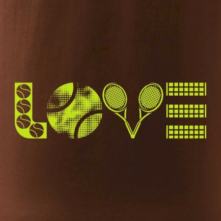 Tenis love nápis
