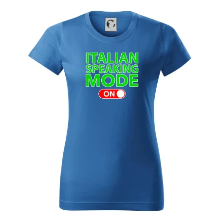 Italian speaking mode - ON
