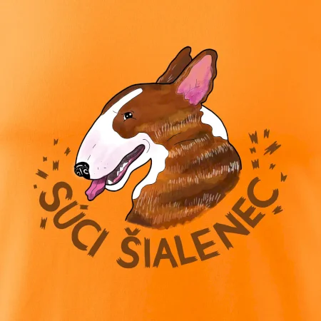 Bulterier Súci šialenec (Pecka design)