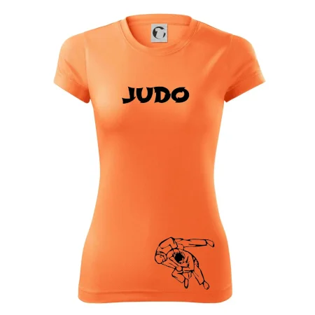 Judo nápis + postavy