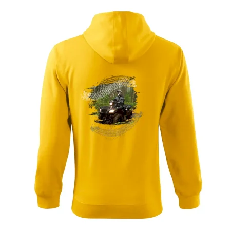 ATV štvorkolka v lese