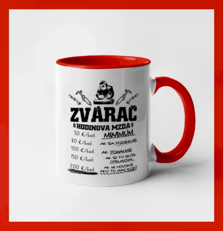Hodinová mzda zvárač