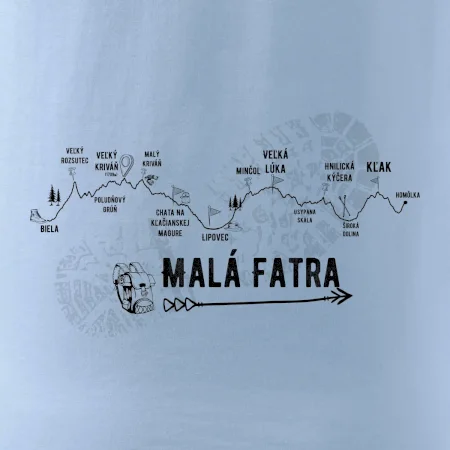 Profil kopca - Malá Fatra