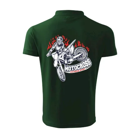 Motocross extreme sport fire