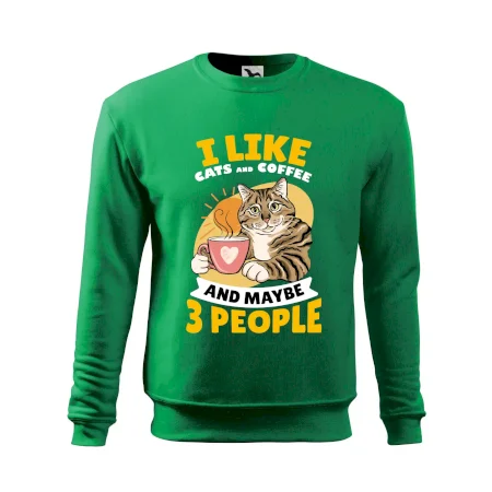 I like cats and coffee and maybe 3 people