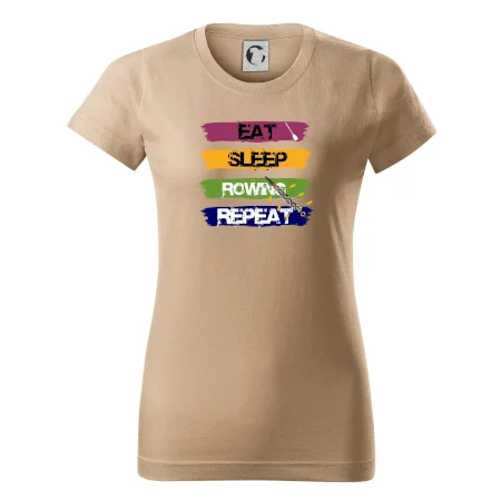 Eat sleep rowing repeat farebné