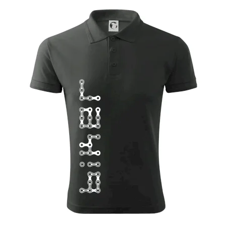 Biker nápis na výšku reťaz