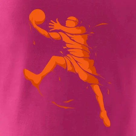 Basketball player splash