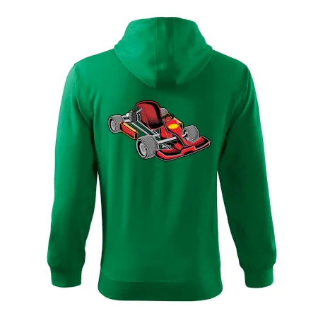 Motokára červená