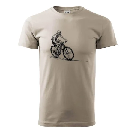 MTB kreslený cyklista