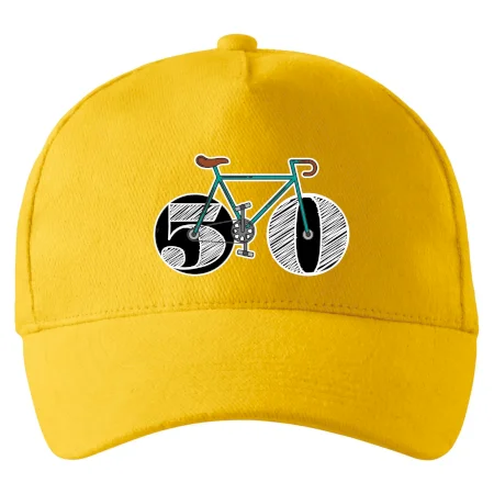 Narodeniny 50 rokov na bicykli