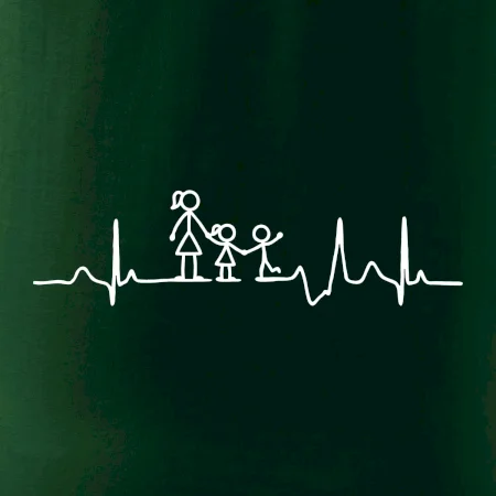 Ekg mamička a dievča + chlapec