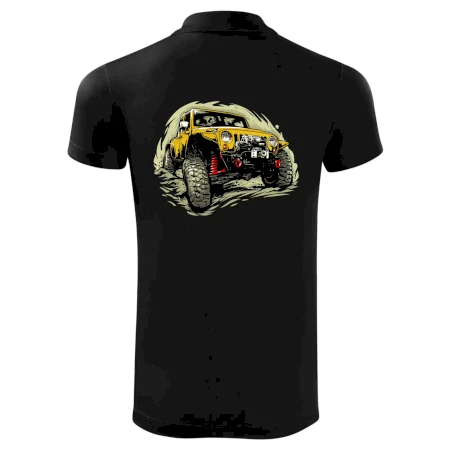 Žltý offroad s navijakom