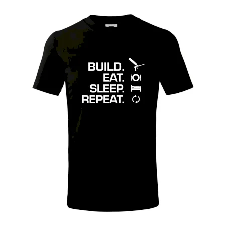 Build eat sleep repeat - montážna pena