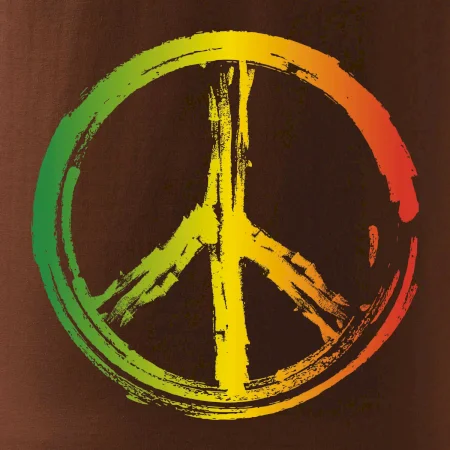 Peace symbol paint