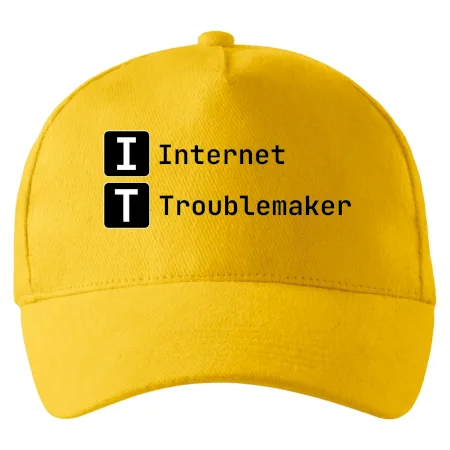 IT Nápis Internet Troublemaker