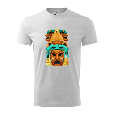 Mayová maska s pyramídou