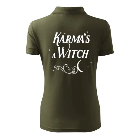 Karma's a Witch - nápis