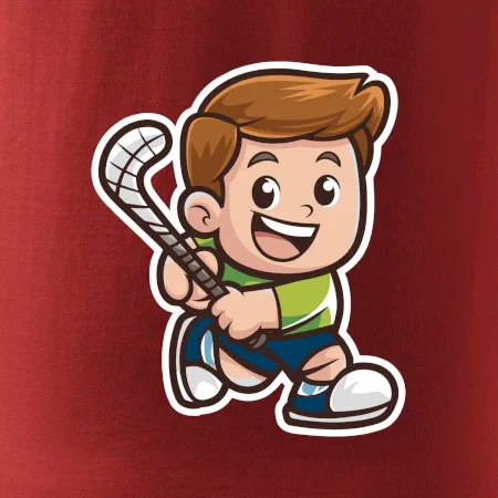 Ikona pozemný hokej chlapec