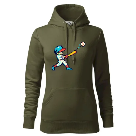 Baseballový hráč pixel art