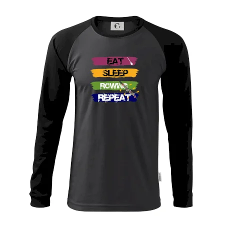 Eat sleep rowing repeat farebné