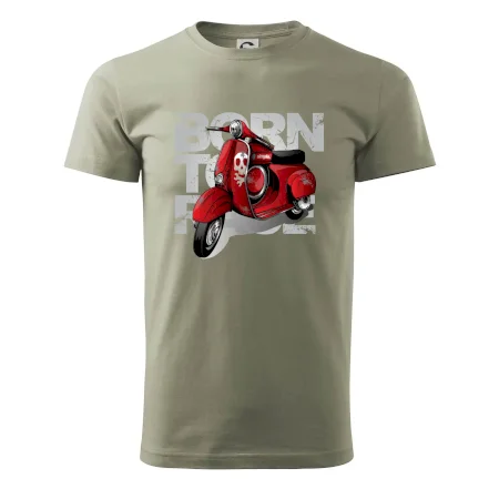 Scooter born to ride red