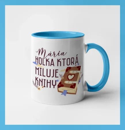 Kniha - Holka, ktorá miluje knihy  - Vaše meno
