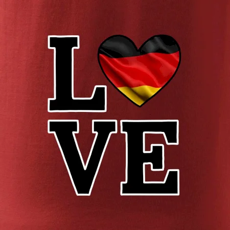 Love Nemecká vlajka