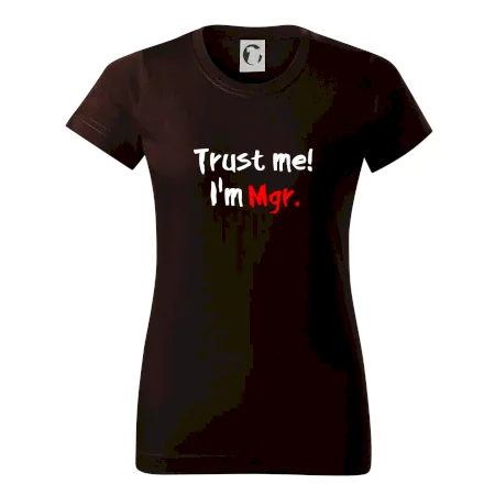 Trust me I´m  Mgr. / Ver mi som Magister.