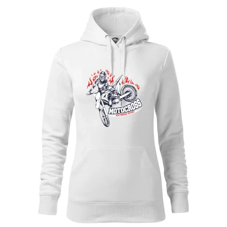 Motocross extreme sport fire