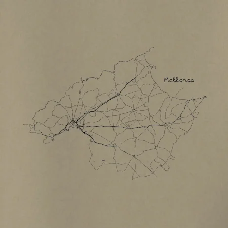 Mallorca - cestná mapa