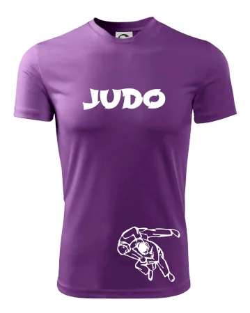 Judo nápis + postavy