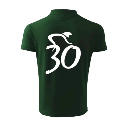 Cyklista oslavuje tridsiatku (30)