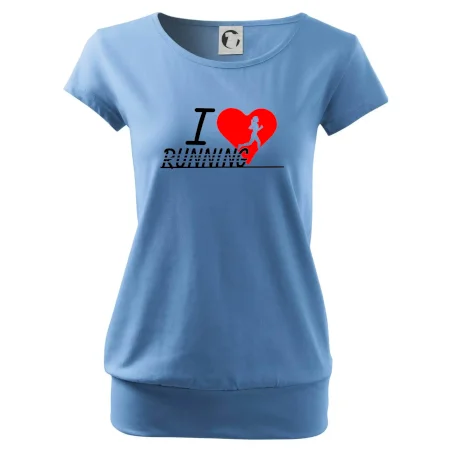 I love running dievča