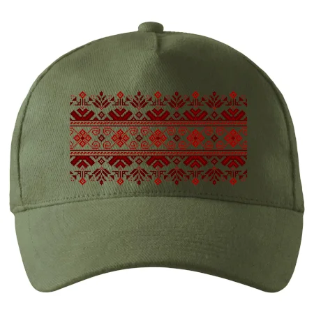 Ukrajinský vzor - červený